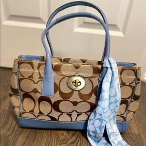 Coach signature collection series shoulder bag